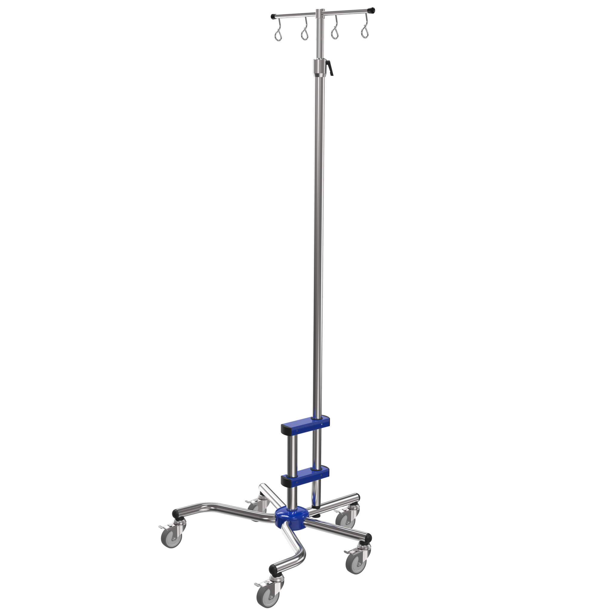 Support De Tube D'alimentation Pour Potence à Perfusion - Avec Pince De Table Réglable, Couleur Noire